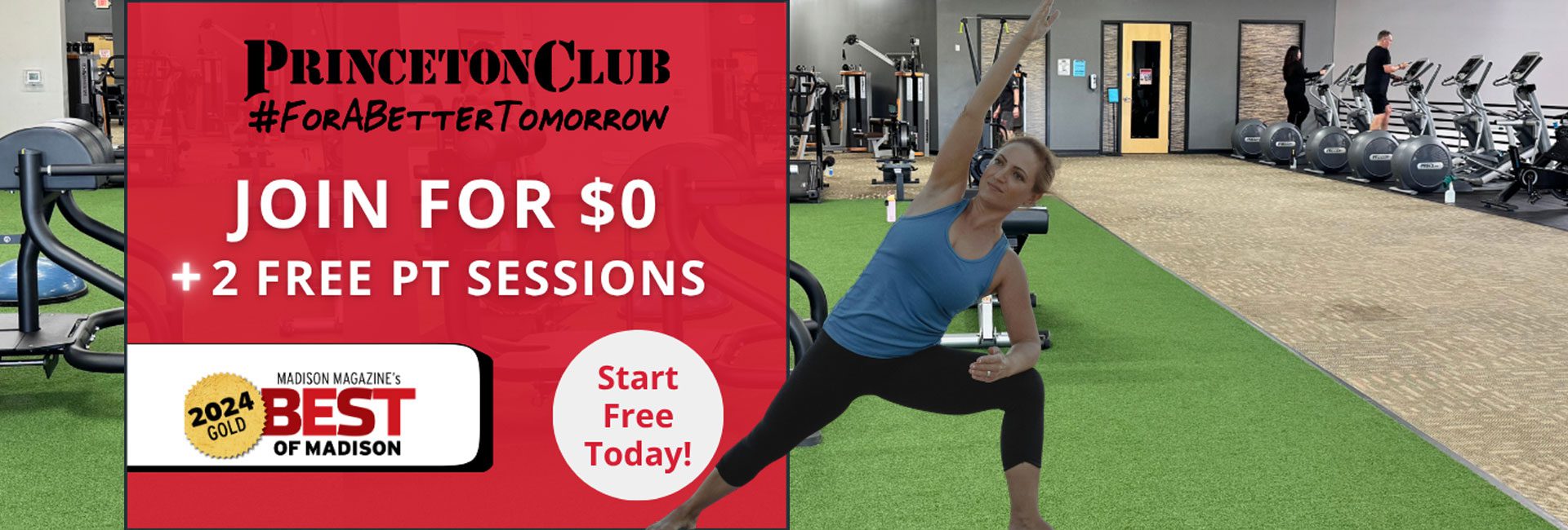 Offer-Feb Join for $0 + 2 Free PT Sessions